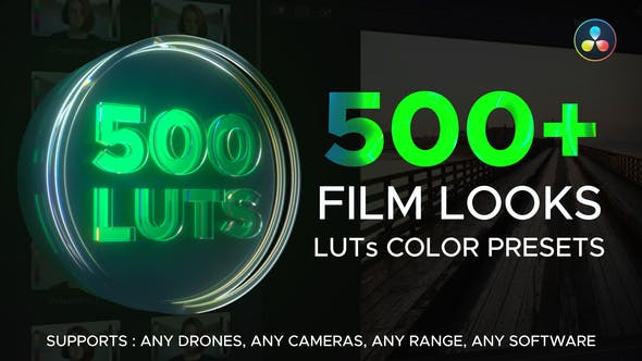 LUT Color Presets for DaVinci Resolve