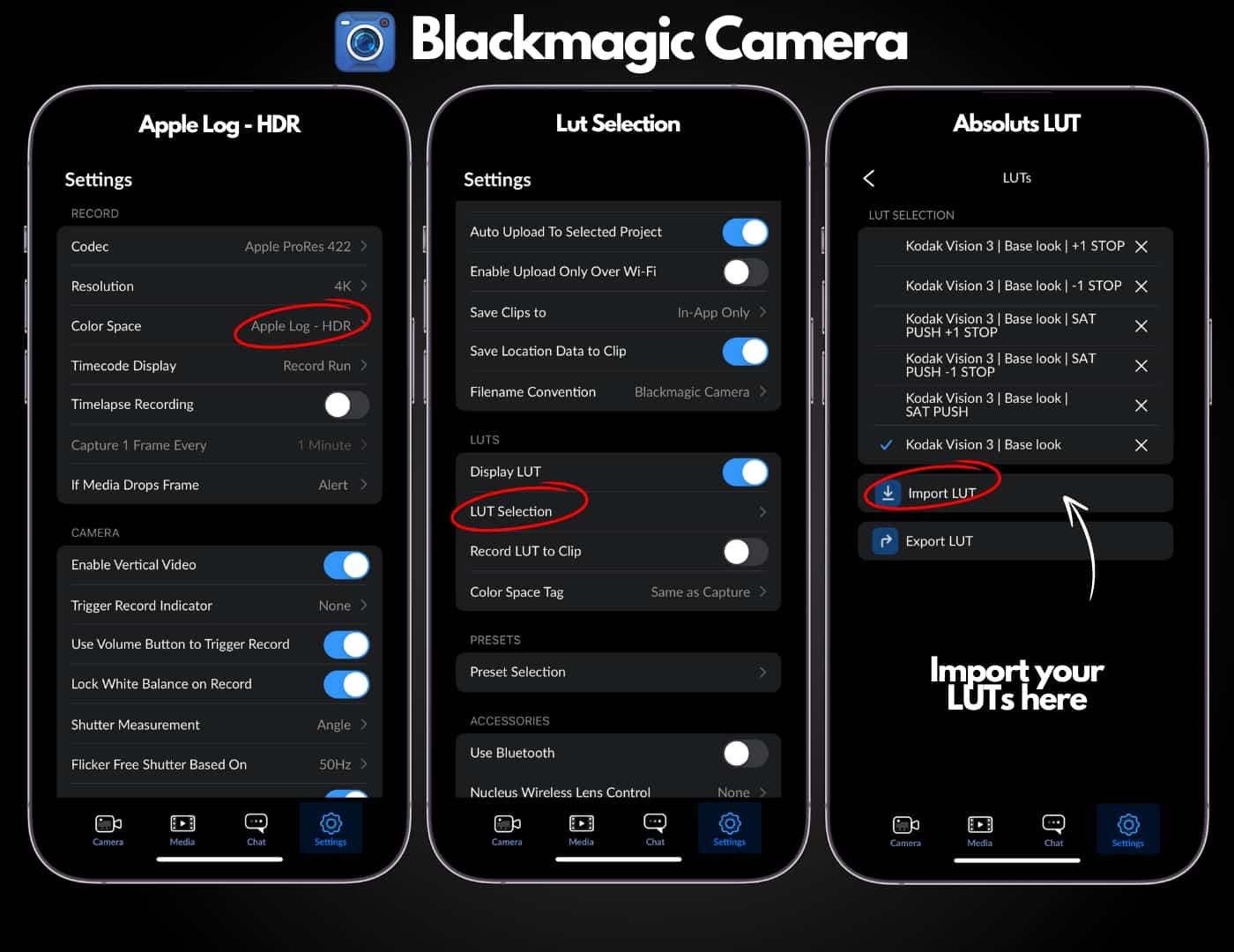 Kodak Vision 3 Lut for iPhone