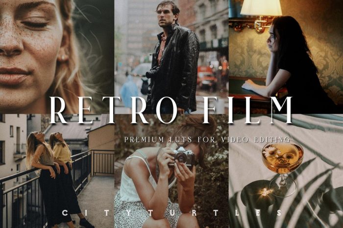 RETRO FILM Cinematic Modern LUTs