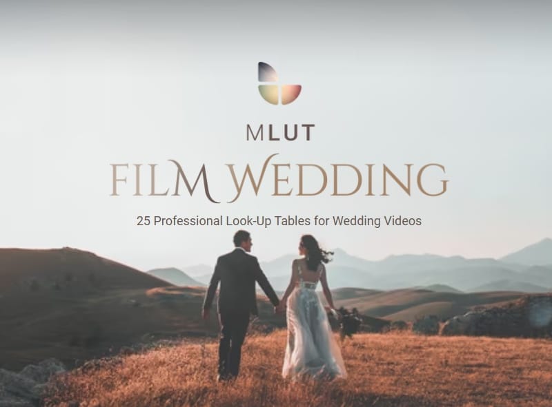 mLUT 25 Professional LUTs for Wedding Videos