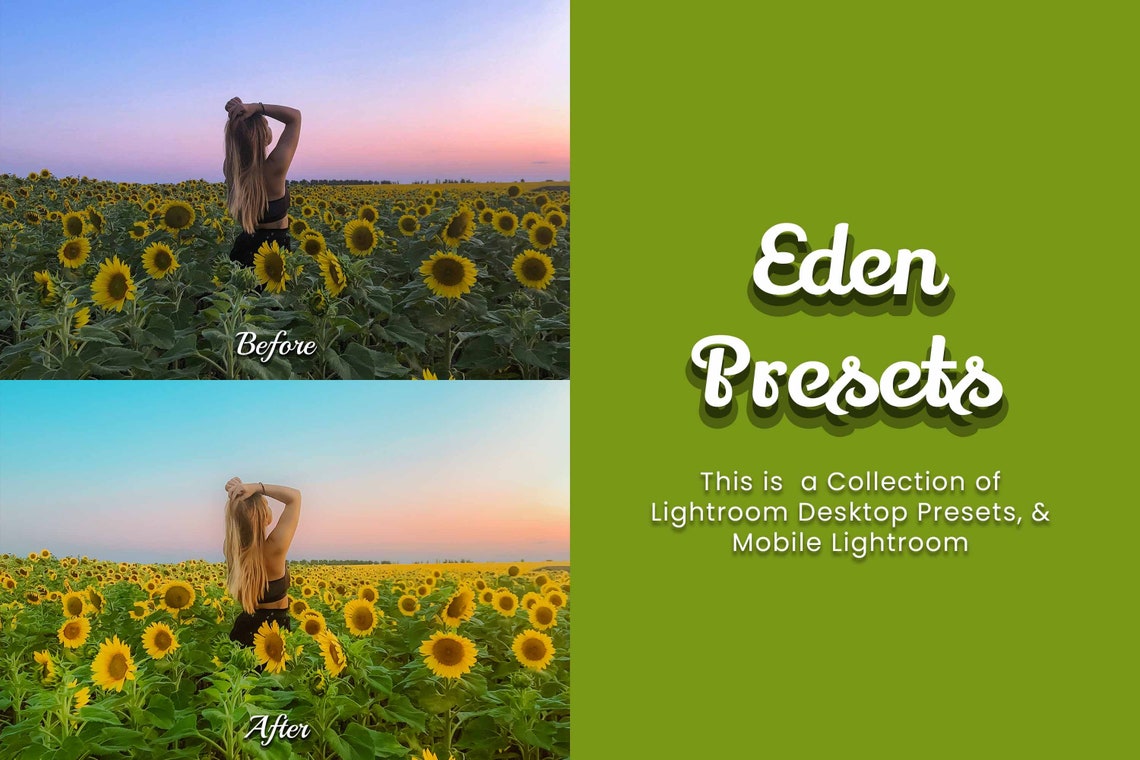 30 Eden Lightroom Presets Desktop and Mobile