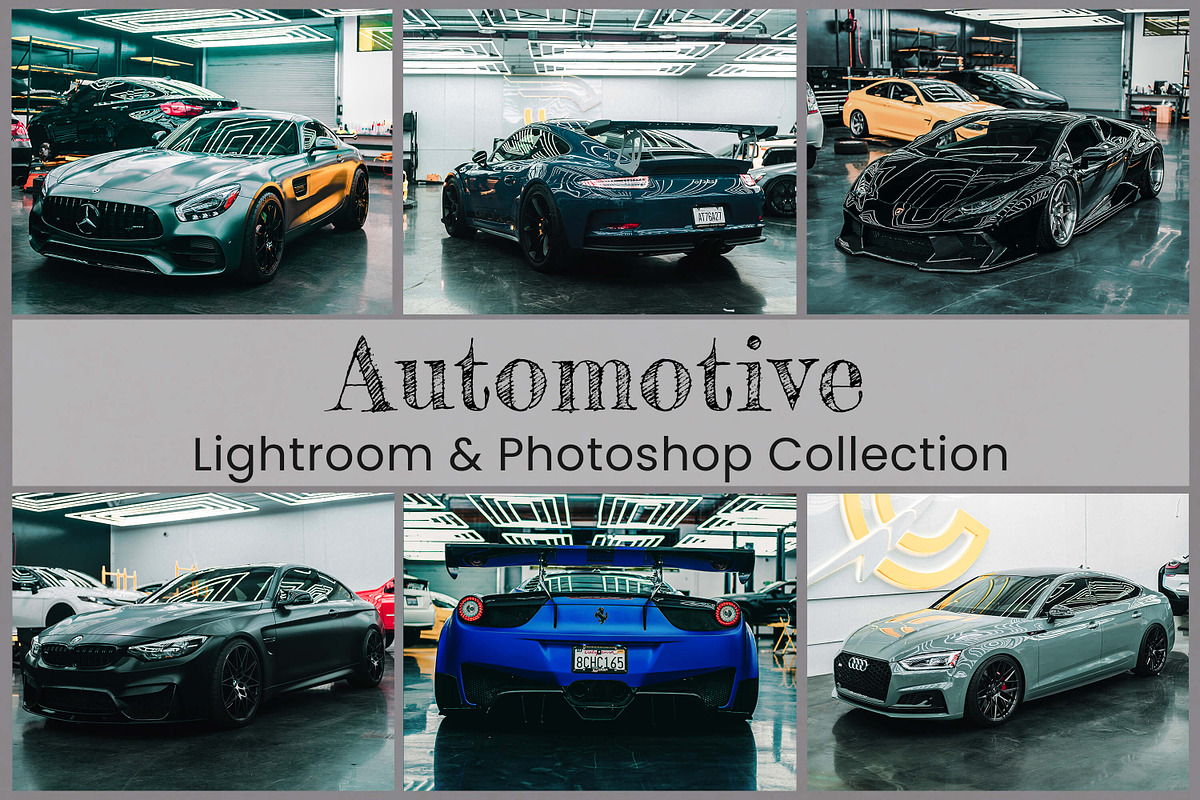Automotive Lightroom Photoshop LUTs