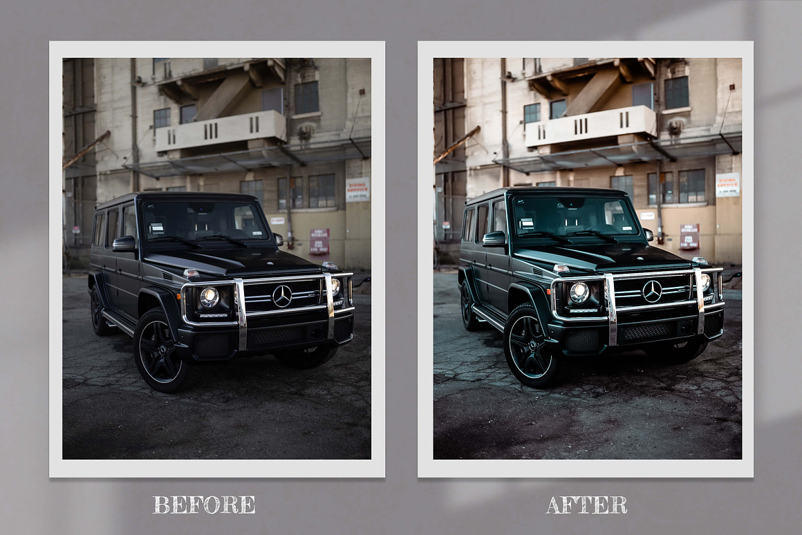 Automotive Lightroom Photoshop LUTs