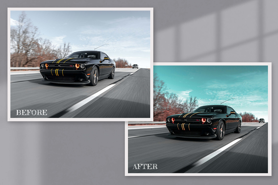 Automotive Lightroom Photoshop LUTs