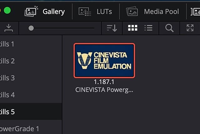 CINEVISTA Film Emulation Powergrades and Lut Pack