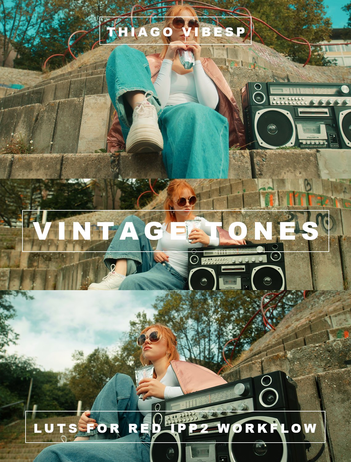 Vintage Tones Red Camera LUTs