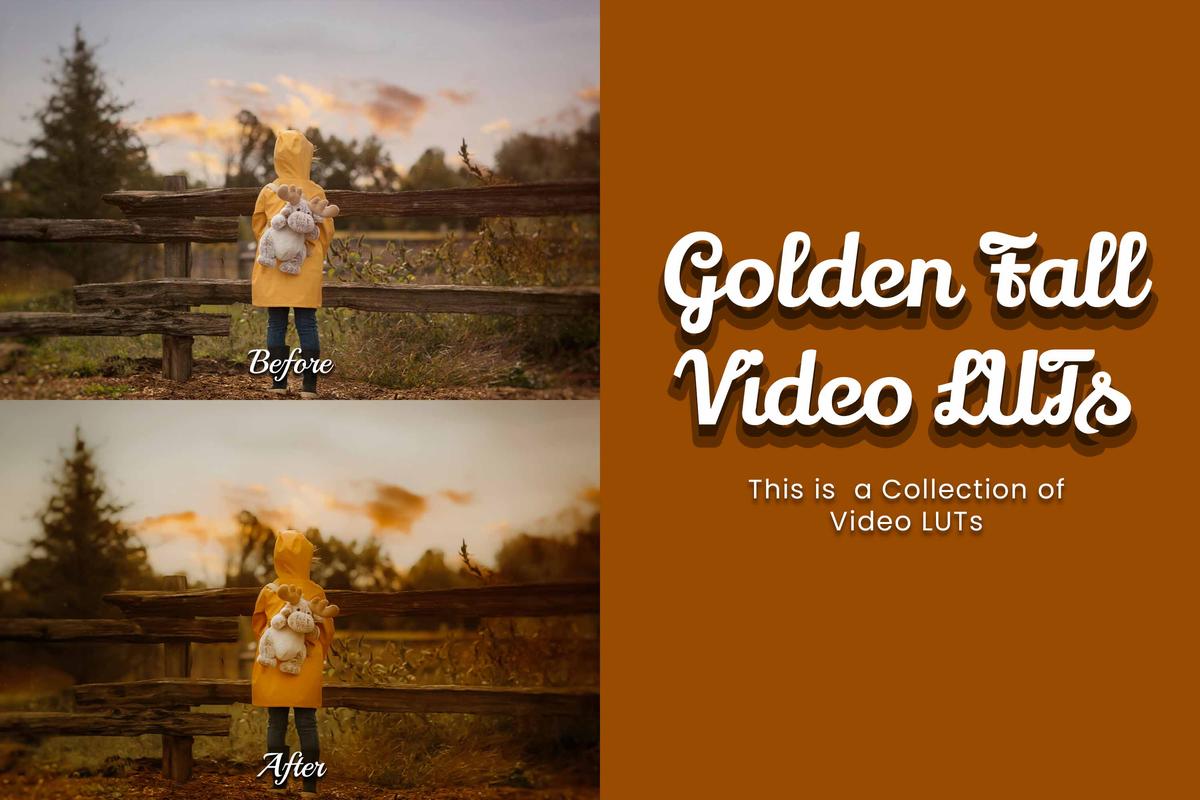30 Golden Fall LUT Collection