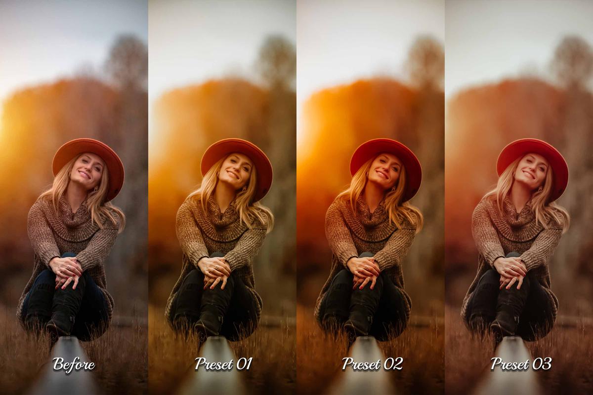 30 Golden Fall LUT Collection