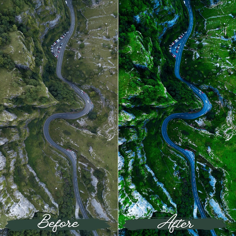 DJI Drone LUTs Color Grading