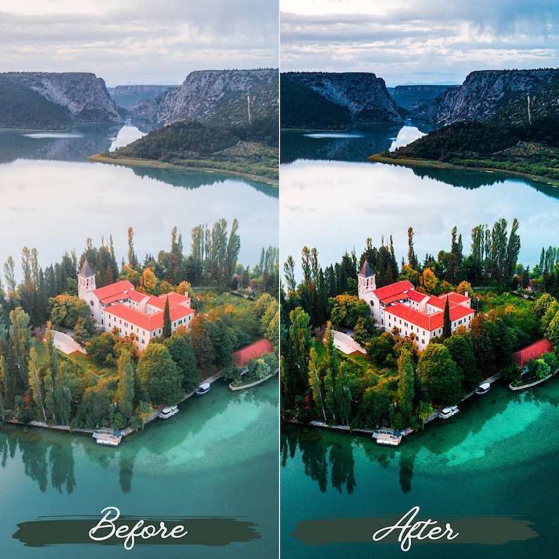 DJI Drone LUTs Color Grading