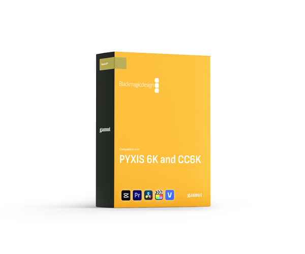 BaseLUTs for Blackmagic PYXIS 6K and Cinema Camera 6K